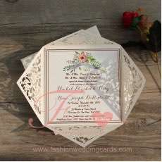 Unique White Laser Cut Wedding Stationery UK
